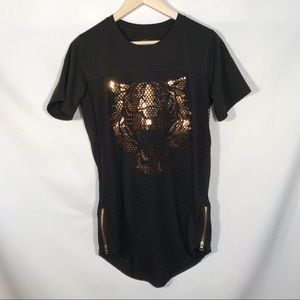 Partisan Clothing Co LA Black T Shirt Mens L